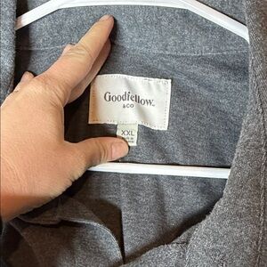 Goodfellow & Co Charcoal Polo XXL